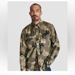 Rag and Bone Men’s Camo shirt size L NWT